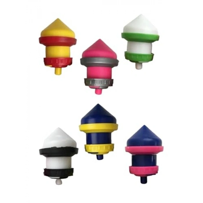 Plastik basmalı dönen topaç seti, 6lı paket