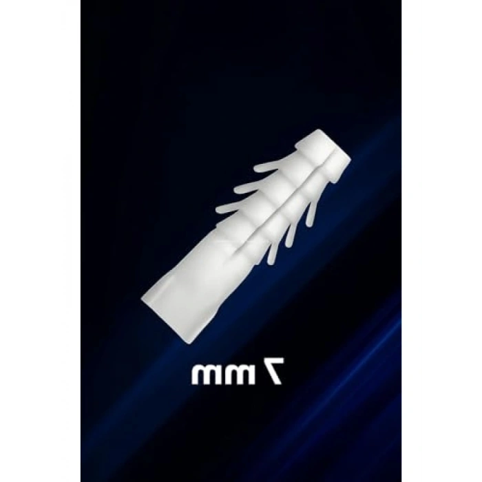 Plastik Dübel Seti, 50 Adet, Esnek ve Dayanıklı