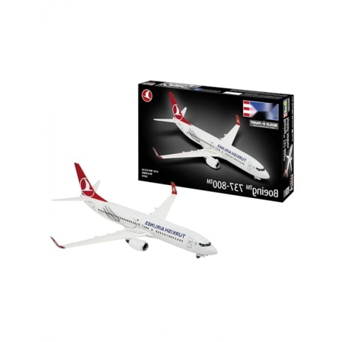 Plastik Malzemeden Üretilmiş Boeing 737-800 Maket Uçak