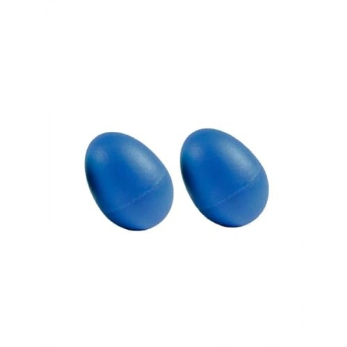 Plastik Mavi Yumurta Marakas Müzikal Set (2 Adet)