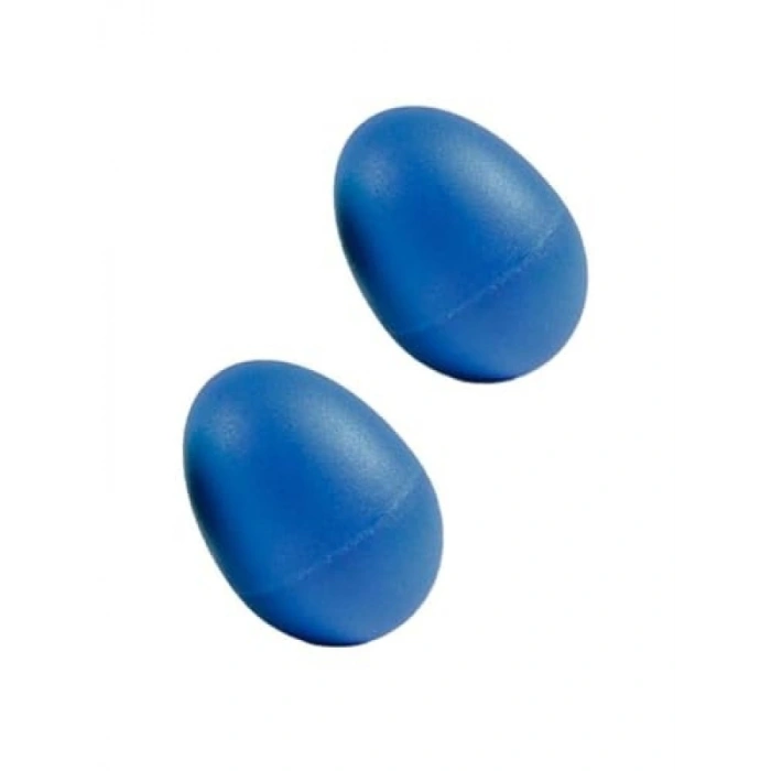 Plastik Mavi Yumurta Marakas Müzikal Set (2 Adet)