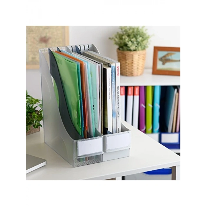 Plastik Proje Kutusu - Siyah, 9.8 x 31.8 x 29.1 cm