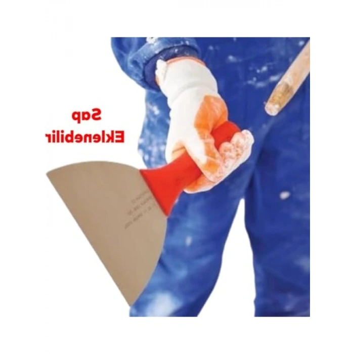 Plastik Saplı Metal Spatula, 12 cm