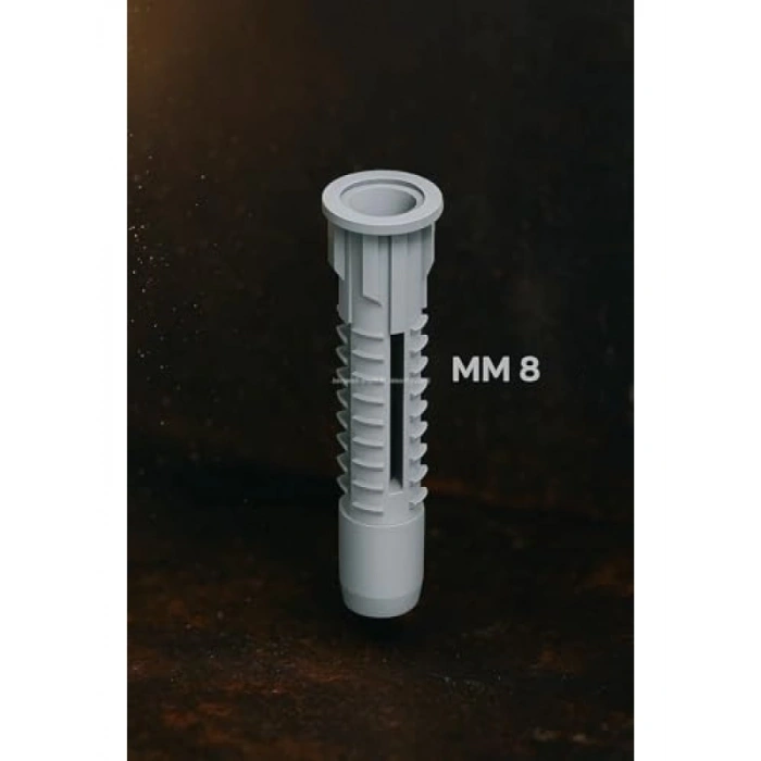 Plastik Tuğla Boşluk Dübeli - 25 Adet, 8mm Vida Uyumlu