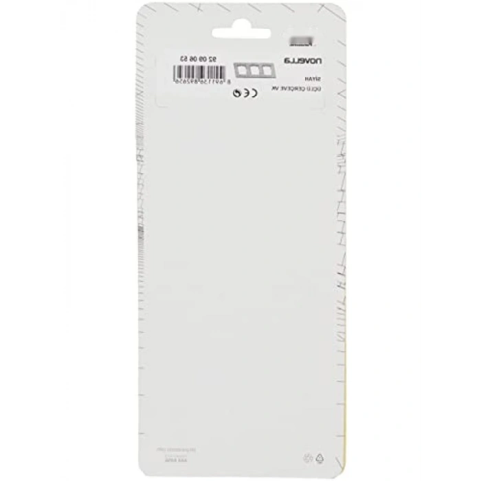 Plastik Üçlü Çerçeve - Siyah