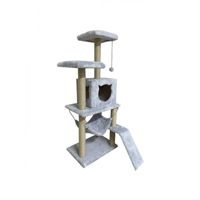 Platformlu Gri Kedi Tırmalama Kulesi, Oyun Evi