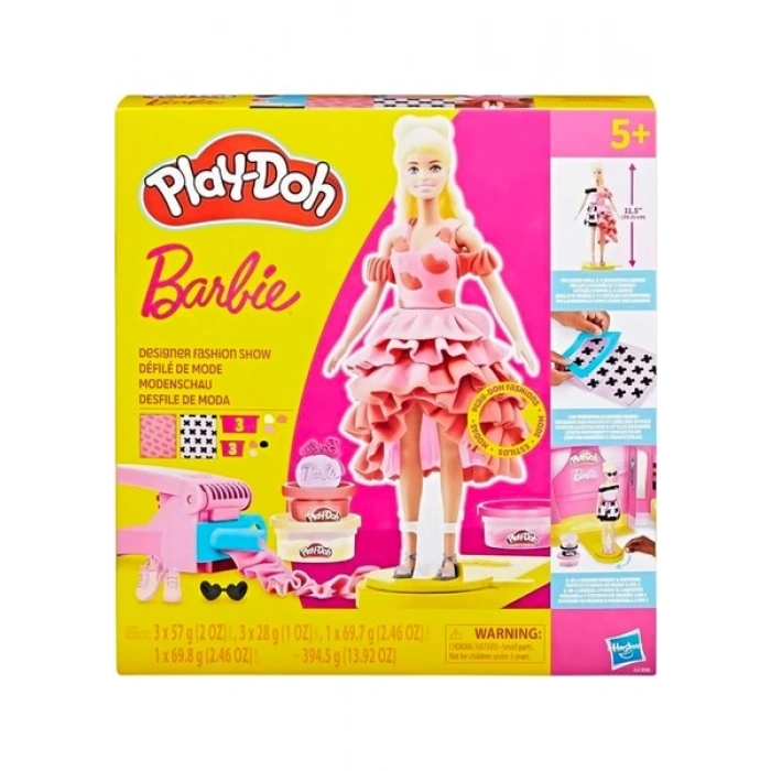 Play Doh Barbie Moda Defilesi Oyun Hamuru Seti G1356