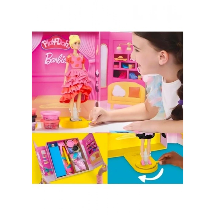 Play Doh Barbie Moda Defilesi Oyun Hamuru Seti G1356