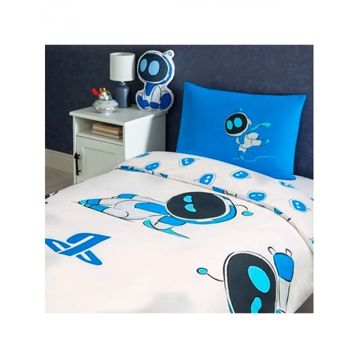 Playstation Astrobot Tek Kişilik Pamuk Nevresim Takımı