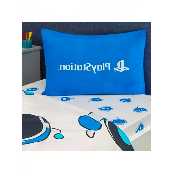 Playstation Astrobot Tek Kişilik Pamuk Nevresim Takımı