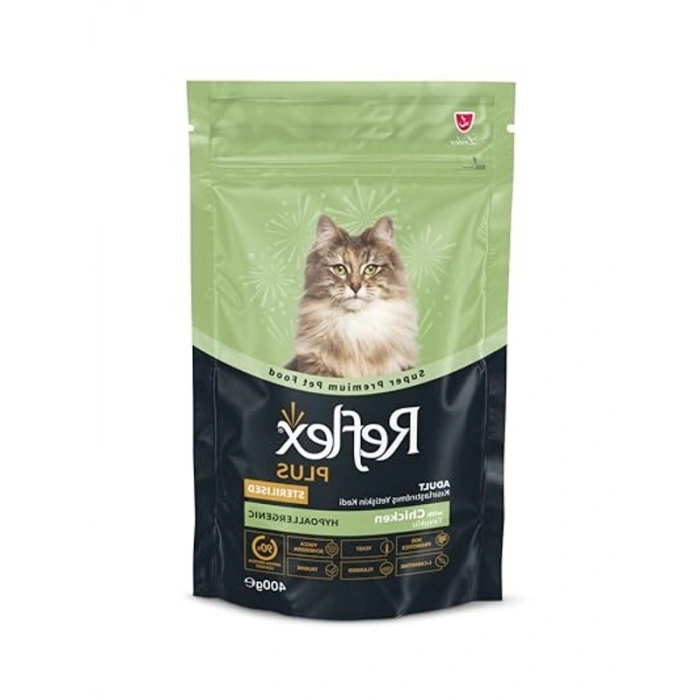 PLUS Tavuklu Kısırlaştırılmış Yetişkin Kedi Maması 400 G
