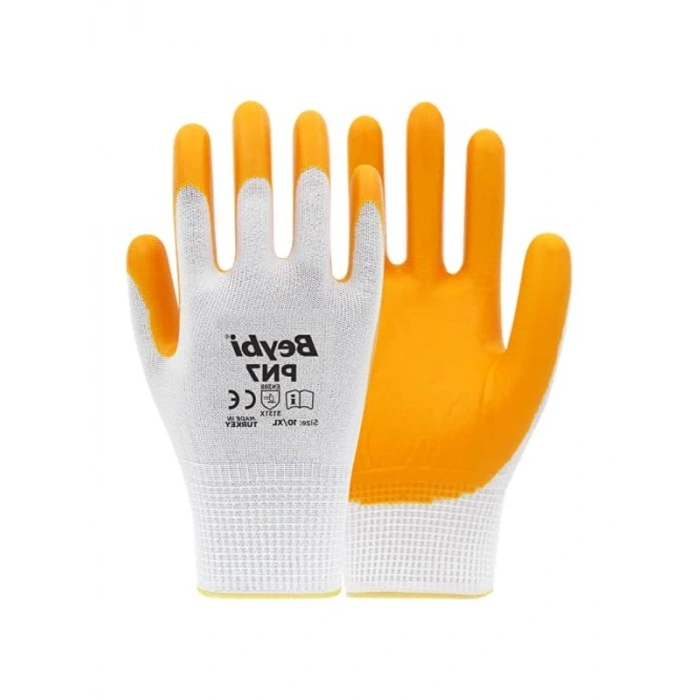 Pn7 İş Eldiveni, 12 Çift 10 Beden, Dayanıklı Koruma