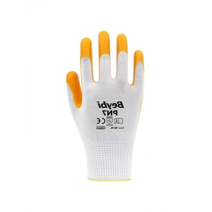 Pn7 İş Eldiveni, 12 Çift 10 Beden, Dayanıklı Koruma