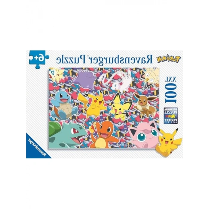 Pokemon Temalı 100 Parça Puzzle - Eğlenceli Zeka Geliştirici Oyun