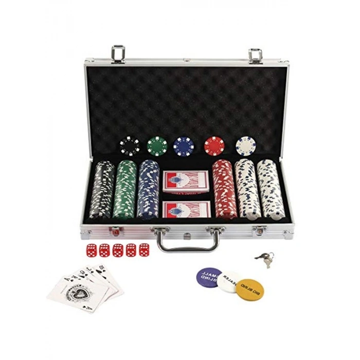 Poker Seti: 300 Cips ile Tam Donanımlı Oyun