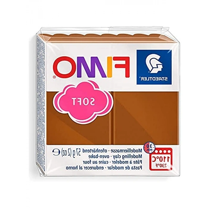 Polimer Kil: 57 gr Caramel Renkli Fimo Soft ile Yaratıcı Projeler için