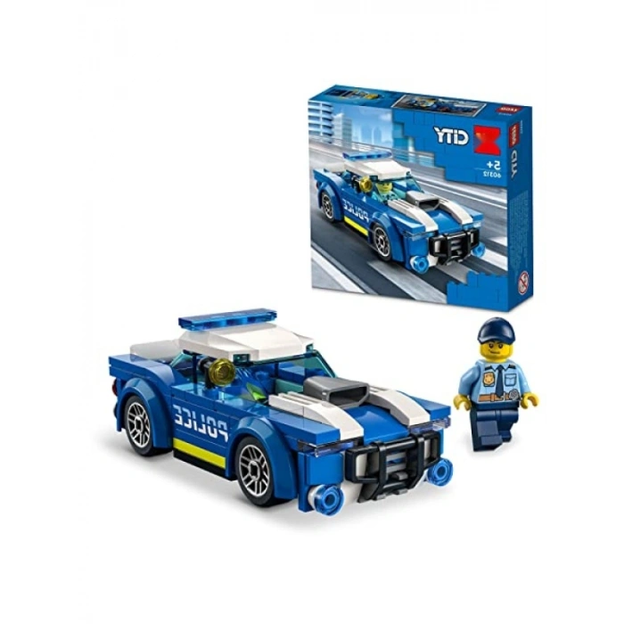 Polis Arabası Yapım Seti - 5 Yaş ve Üzeri İçin