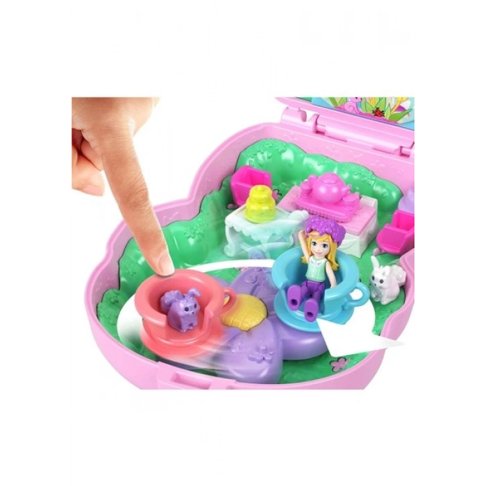 Polly Pocket Tavşancığın Çay Partisi Mikro Oyun Seti JCR40