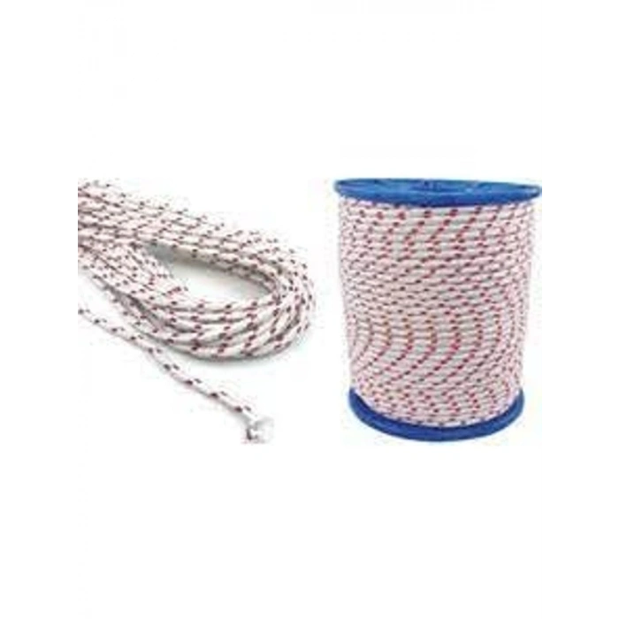 Polyester İpek Örme Halat, 4 mm Kalınlık, 20 Metre
