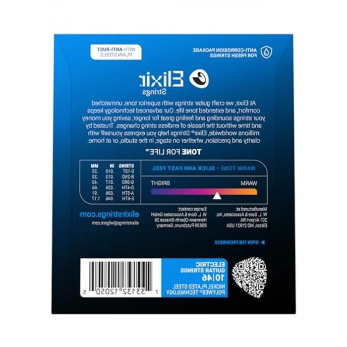 Polyweb Light Elektro Gitar Telleri, 10-46 Ölçüsünde