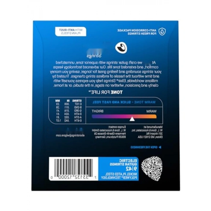 Polyweb Super Light Elektro Gitar Teli - Yüksek Kalite