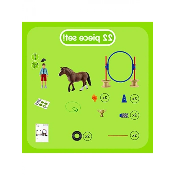 Pony Yarış Seti – Eğlenceli Oyun Figürü