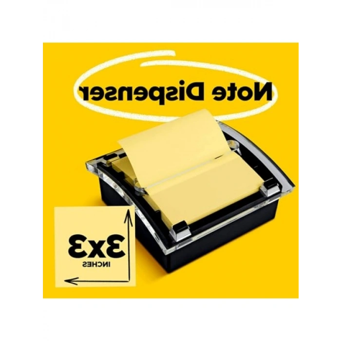 Pop-up Notlar Dağıtıcı, 3x3, Siyah Taban