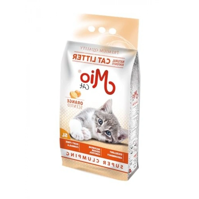 Portakal Kokulu Bentonit Kedi Kumu - 5 lt