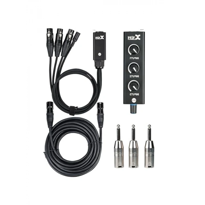 Portatif 3-Kanal Kişisel Mixer Sistemi ile Ses Kontrolü