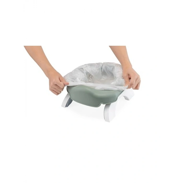 Portatif Lazımlık - 5 Hediye Poşetli, Soft Yeşil