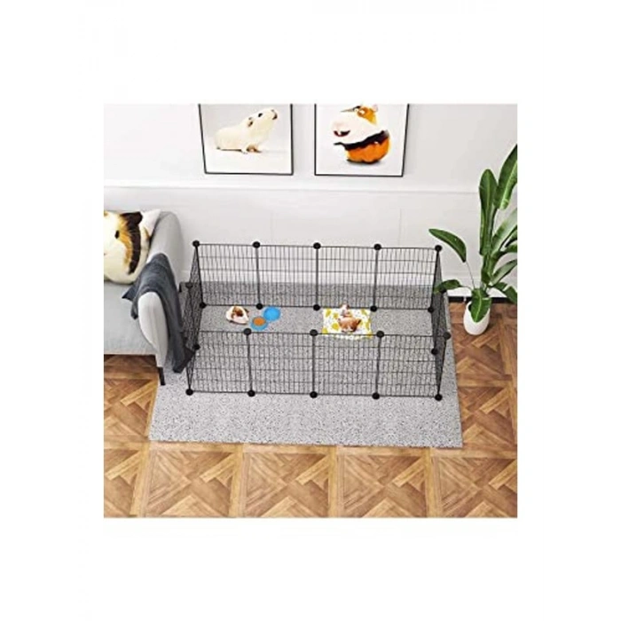 Portatif Metal Tel Kafes, Evcil Hayvan Oyun Parkı, 12 Panel