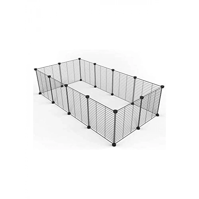 Portatif Metal Tel Kafes, Evcil Hayvan Oyun Parkı, 12 Panel