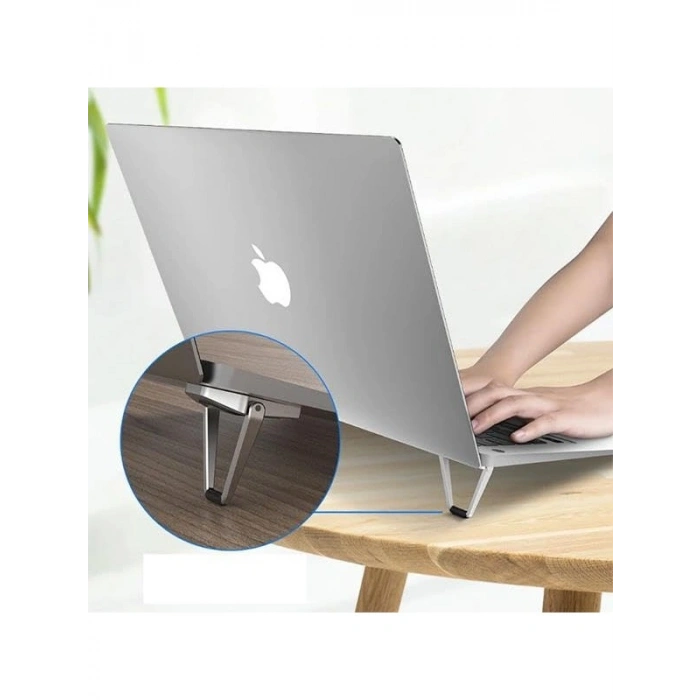 Portatif Yapışkanlı Laptop Standı, Masaüstü Kullanımı için Tasarlanmış