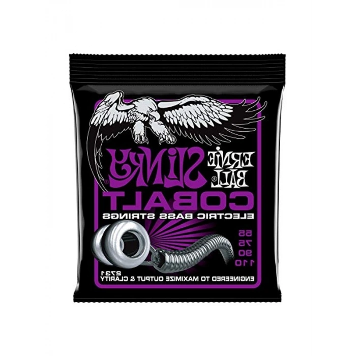 Power Slinky kobalt elektrik bas telleri, 55-110 ölçü