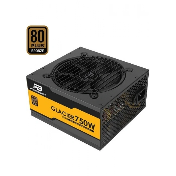 PowerBoost BST-ATX750B GLACIER 750w 80+ BRONZE Semi Modüler 12cm Fanlı ATX PSU (JPSU-BST-ATX750B)