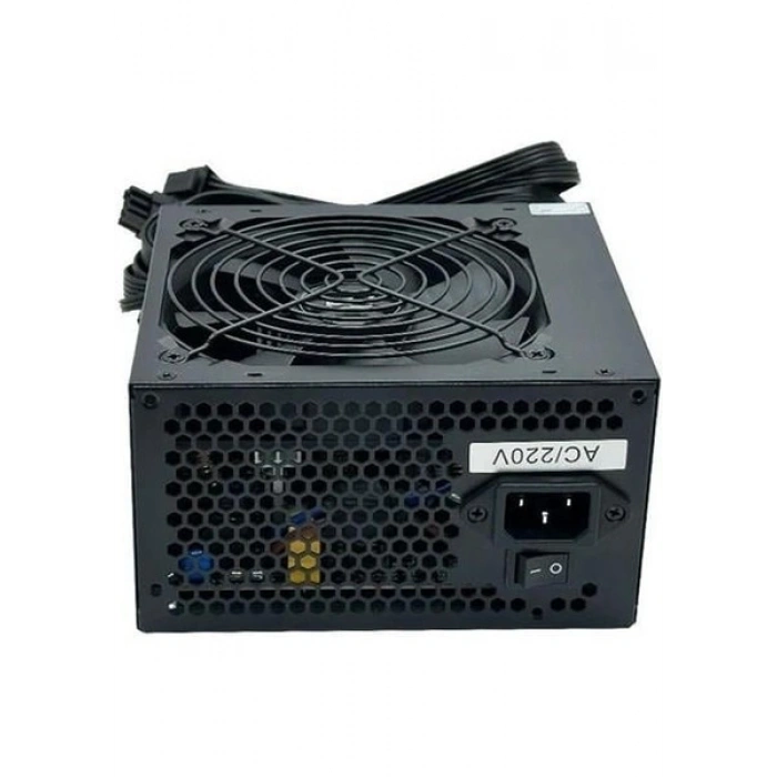PowerBoost PB600AR 600W APFC 2*PCI-E 6+2 Pin 12cm Siyah Fanlı ATX PSU (Retail Box) (JPSU-PB600AR)