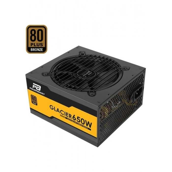 PowerBoost Power Boost BST-ATX650B Glacier 650W 80+ Bronze Modüler 12cm Fanlı ATX Power Supply (JPSU-BST-ATX650B)