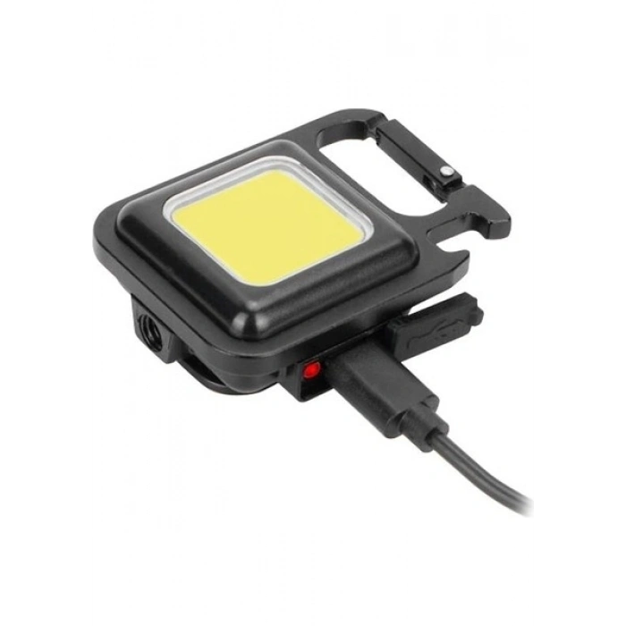 Powermaster PM-21489 Cob Ledli 3 Fonksiyonlu Anahtarlık Şarjlı Lamba