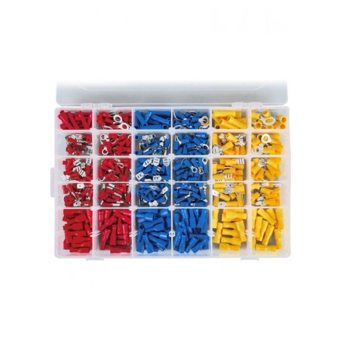 Powermaster PM-25982 Muhtelif Ölçülerde Kablo Pabuç (480 Parça)
