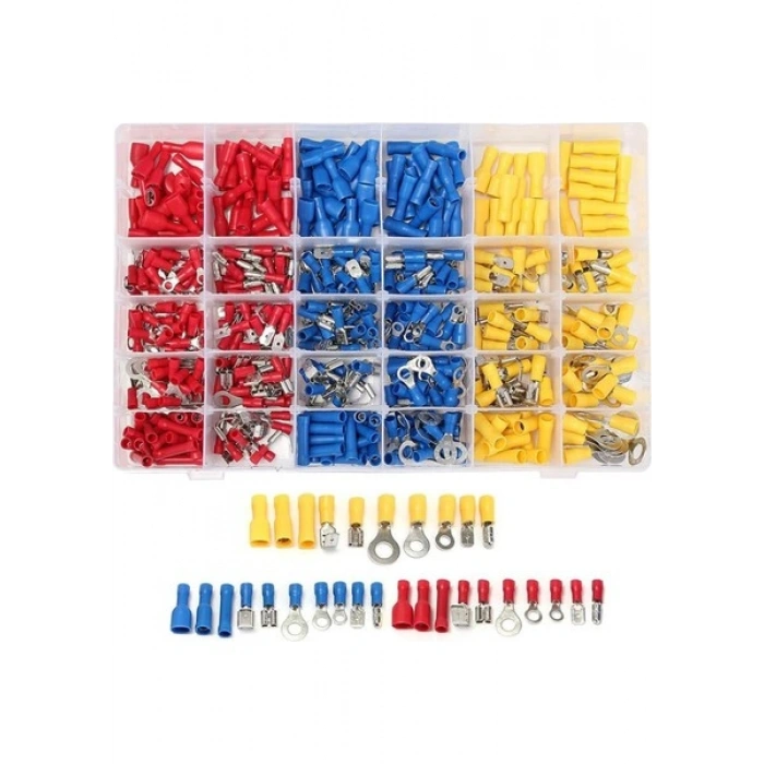 Powermaster PM-25982 Muhtelif Ölçülerde Kablo Pabuç (480 Parça)