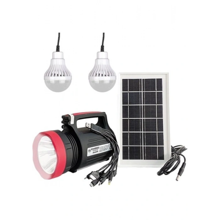 Powermaster Yajıa YJ-1902T 5 W 22 Smd LED 2 Ampullü Solar Işıldak