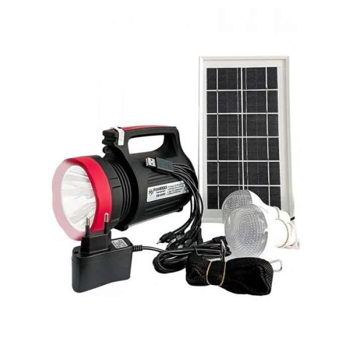 Powermaster Yajıa YJ-1902T 5 W 22 Smd LED 2 Ampullü Solar Işıldak