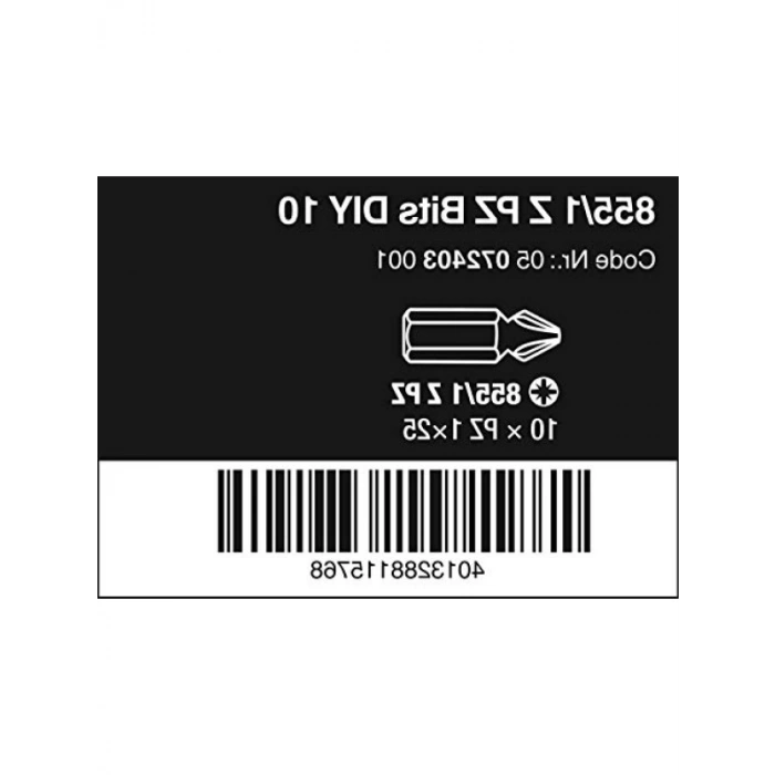 Pozidriv Uç Çeşitleri, 10 Adet PZ 1 x 25 mm