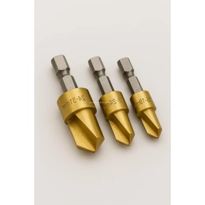 PPRC Boru Genişletme Uç Seti - 3 Parça, Matkap Uyumlu