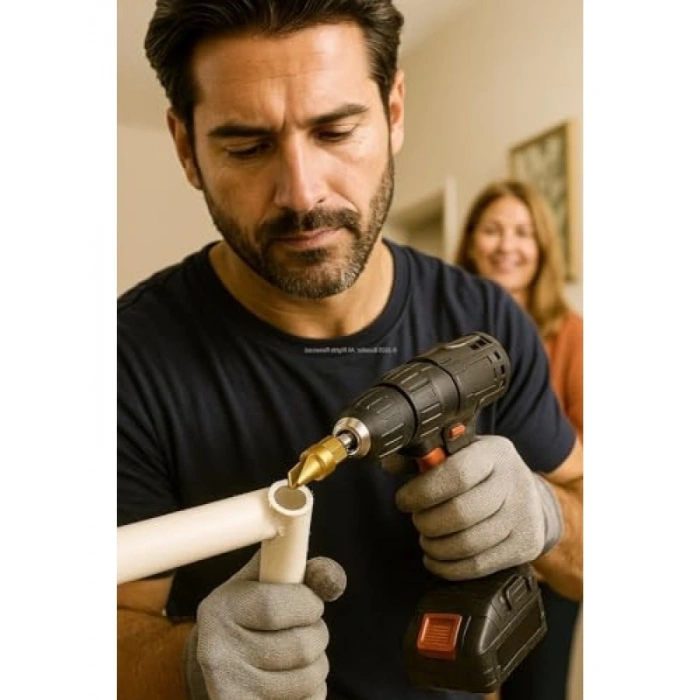 PPRC Boru Genişletme Uç Seti - 3 Parça, Matkap Uyumlu