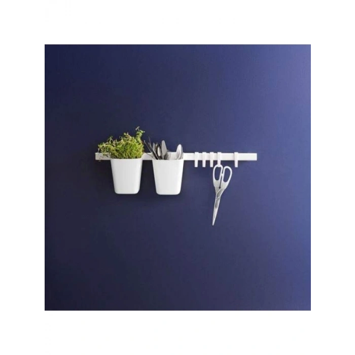 Pratik 5li Beyaz Kanca Seti - Çok Amaçlı Kullanım