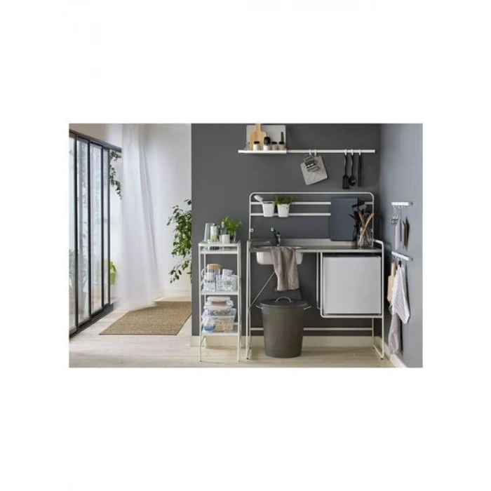 Pratik 5li Beyaz Kanca Seti - Çok Amaçlı Kullanım