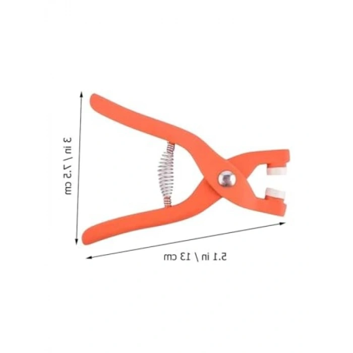 Pratik Düğme Takma Aparatı ve 100 Adet Çıt Çıt