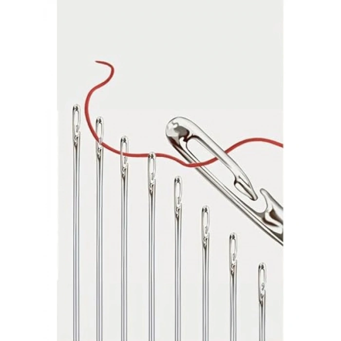 Pratik İplik Geçirilen İğne Seti, 12 Adet