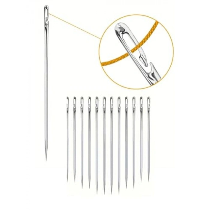 Pratik İplik Geçirilen İğne Seti, 12 Adet